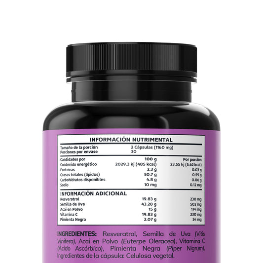 Resveratrol 60 caps