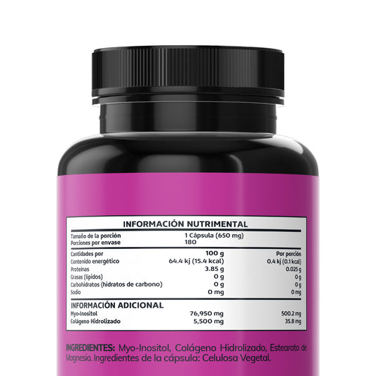 Myo Inositol - 180 Cápsulas