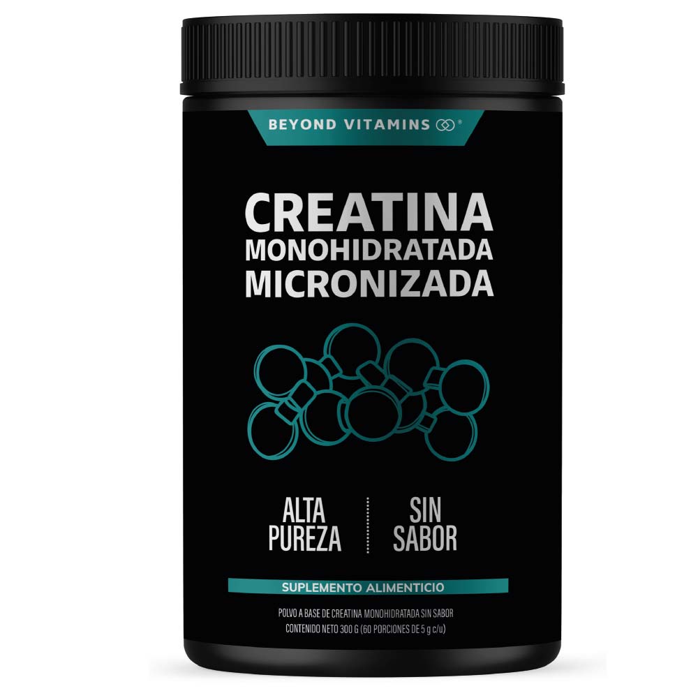 Creatina Monohidratada Micronizada en Polvo | 100% Alta Pureza Certificada - Pre Entreno (300 gr)