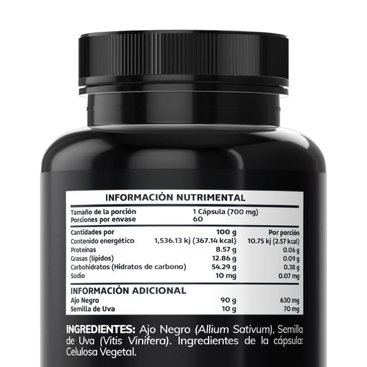 Ajo negro 630mg 60 Caps