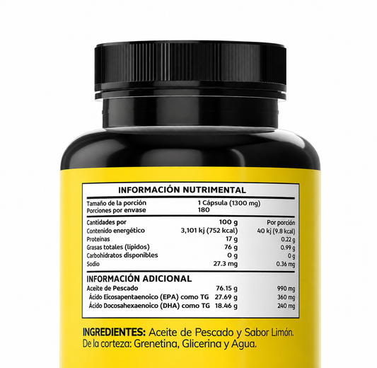 Omega 3 ultra puro - 180 cápsulas
