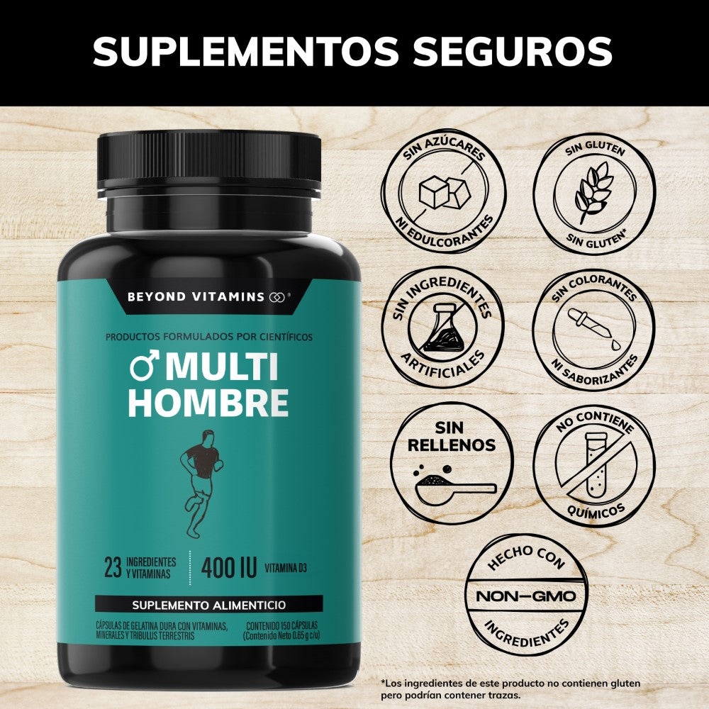 Multi hombre 150 caps