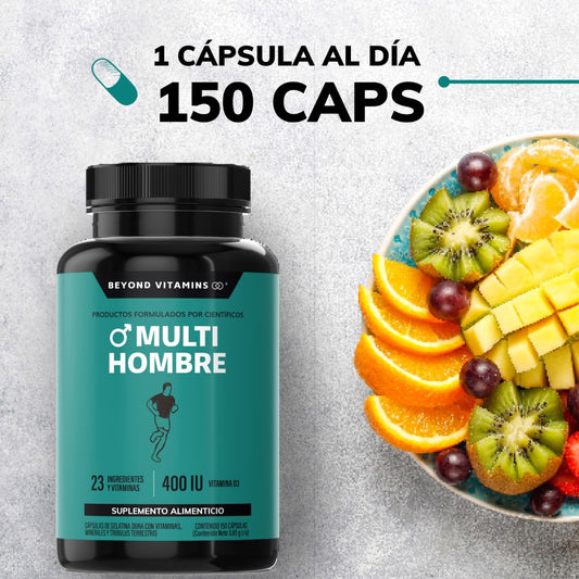 Multi hombre 150 caps