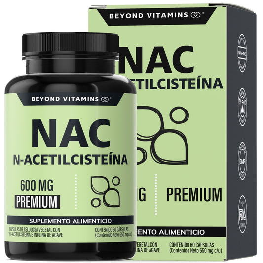 NAC | N -Acetilcisteína 600MG  - 60 Cápsulas