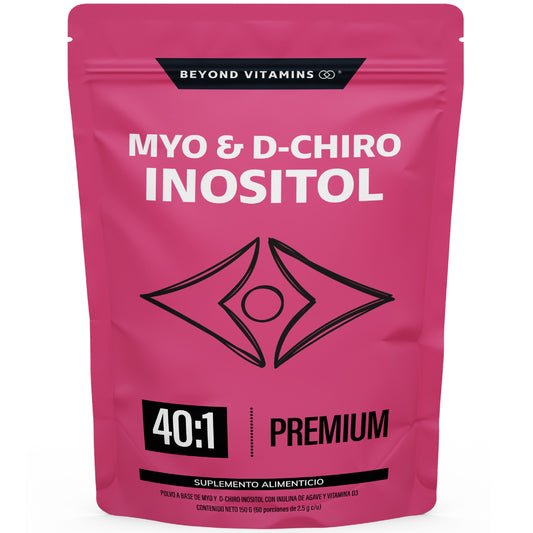 Myo y D-Chiro Inositol en polvo - 150 g