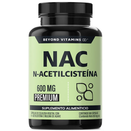 NAC | N -Acetilcisteína 600MG  - 180 Cápsulas