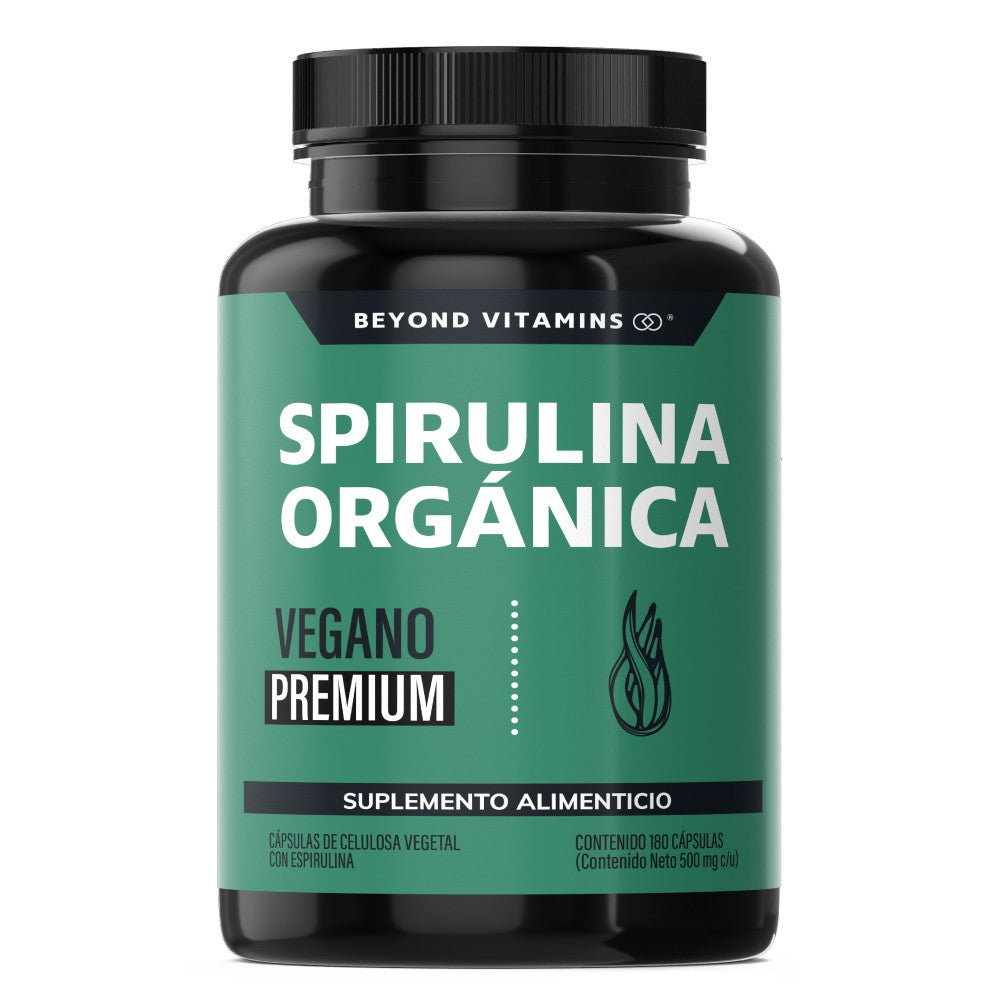 Spirulina Orgánica - 180 Cápsulas