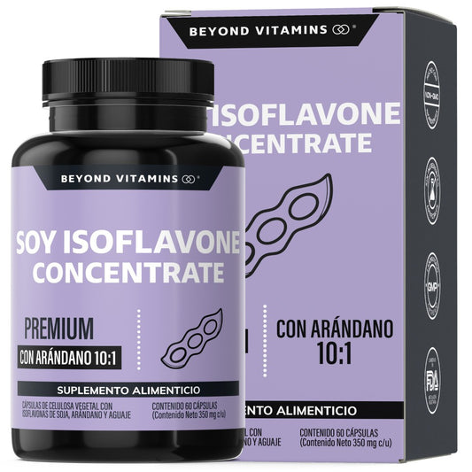 SOY Isofavlone Concentrate | PREMIUM | Con Arándano 10:1  - 60 Cápsulas