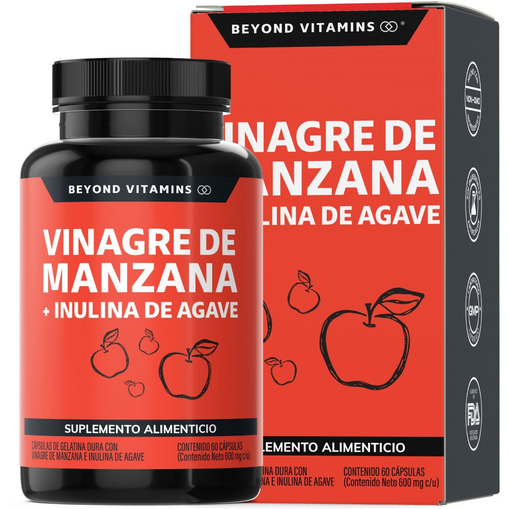 Vinagre de Manzana + Inulina de Agave 60 caps