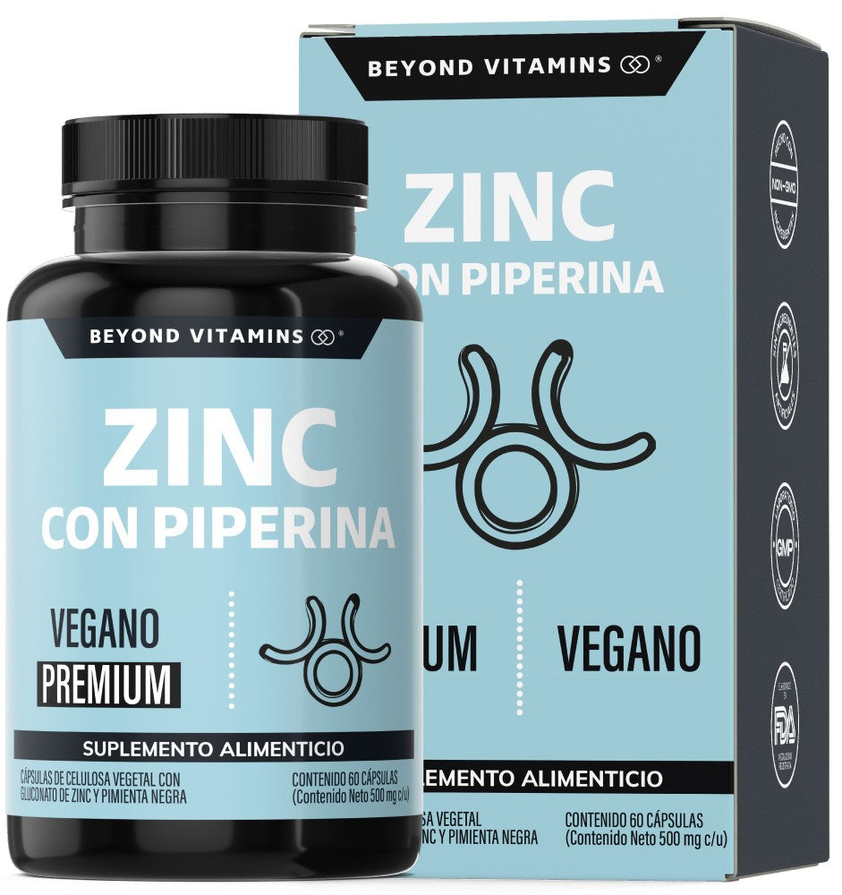 Zinc con Piperina 60 caps
