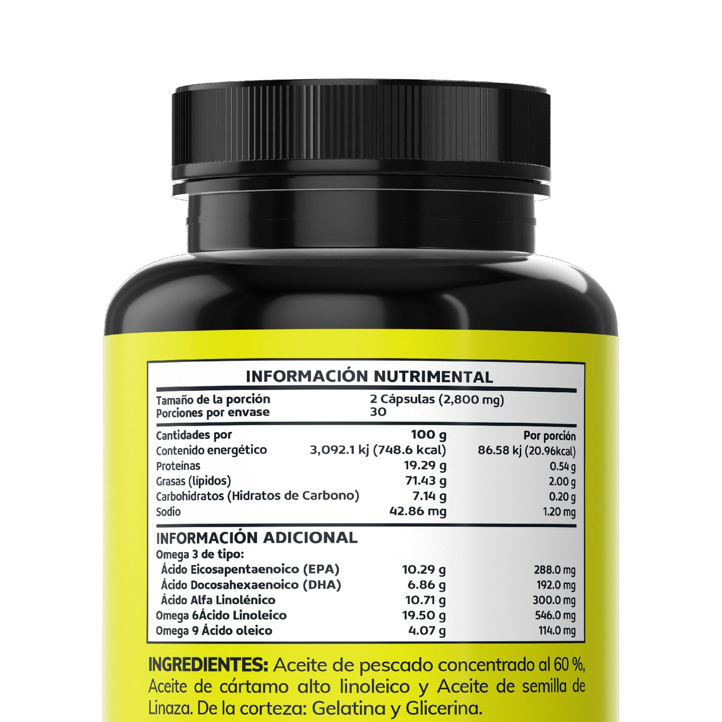 Omega 3 6 9 | Premium - 180 cápsulas