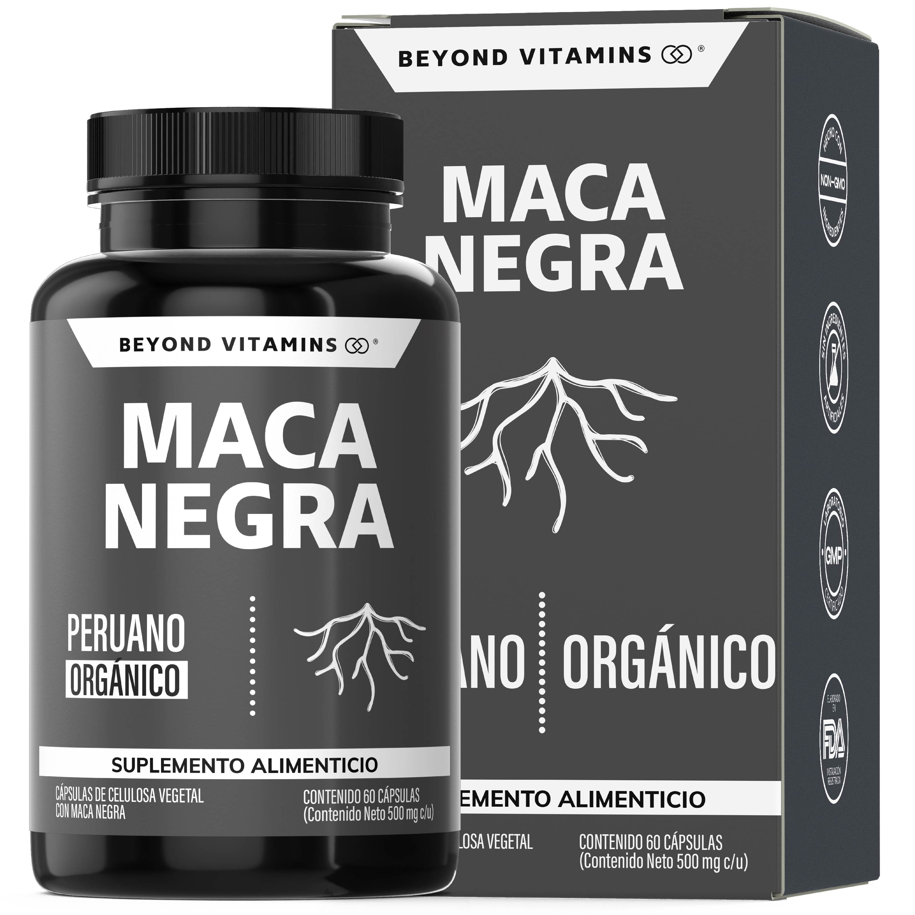 Maca negra - 60 cápsulas